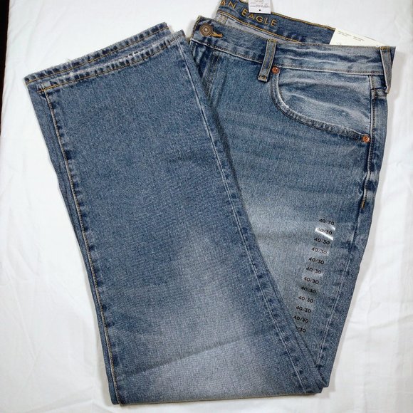 AE Original Straight Jean - Light Vintage No. 4586 - 32 Inseam - Various - NWT - Picture 2 of 7